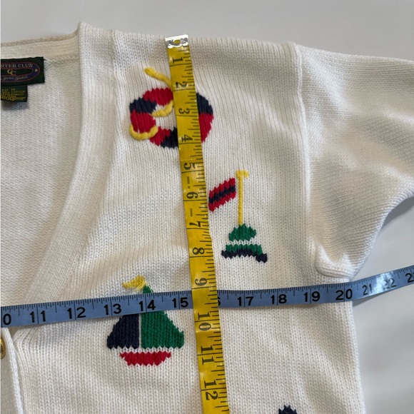 Charter Club VINTAGE nautical them medium weight sweater in size medium - Picture 13 of 13